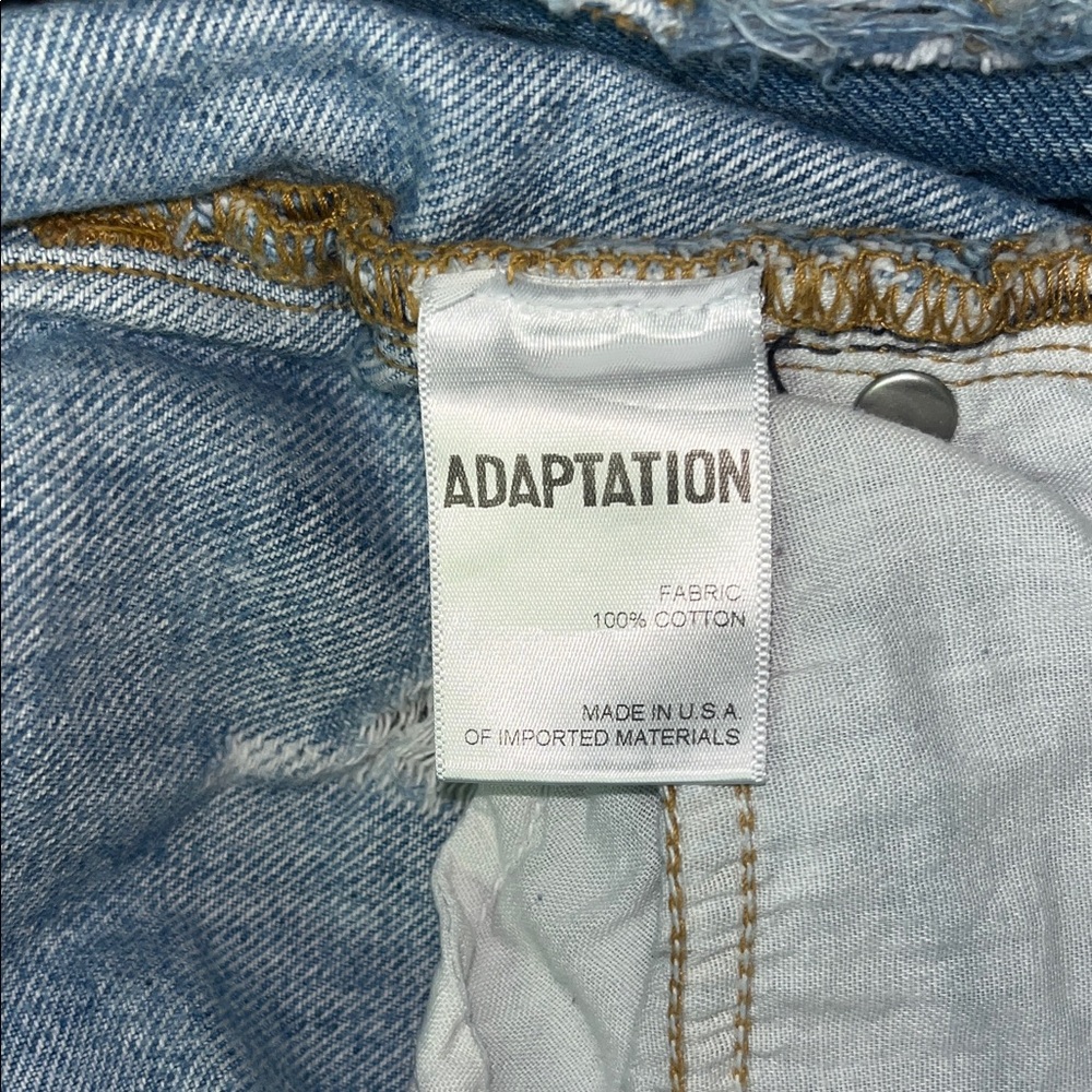 🇺🇸Adaption Distressed Blue Jeans Barney’s of New York 🇺🇸 Size 26X36 - Picture 8 of 10